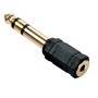 Lindy 35620 adattatore per inversione del genere dei cavi 6.3mm 3.5mm Nero (35620)