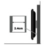 Value 17.99.1214 Supporto TV a parete 152,4 cm (60") Nero (RO17.99.1214)