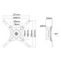 Multibrackets 3497 Supporto TV a parete 81,3 cm (32") Nero (MB3497)