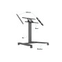 Multibrackets 6252 Supporto per display espositivi 139,7 cm (55") Nero (MB6252)