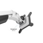 Multibrackets 7150 supporto da tavolo per Tv a schermo piatto 81,3 cm (32") Morsa Bianco (MB7150)