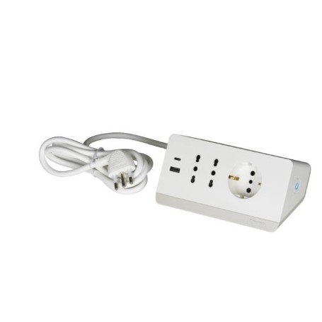 MULTIP SCRIV 2 PRESE USB TIPO A+C (S3711DBU)