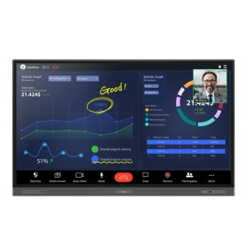 BenQ RP8603 Pannello piatto interattivo 2,18 m (86") Wi-Fi 450 cd/m² 4K Ultra HD Nero Touch screen Processore integrato Android (9H.F84TK.DE5)