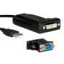 Value USB Display Adapter, USB to DVI/VGA Nero (RO12.99.1068)