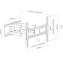 InLine Staffa da parete per display 37-70", max.50kg (IN23110A)
