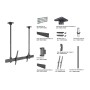 Multibrackets 4561 Supporto per display espositivi 2,79 m (110") Nero (MB4561)