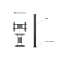 Multibrackets 2401 Supporto per display espositivi 160 cm (63") Nero (MB2401)