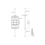 Multibrackets 3106 schermo per segnaletica (MB3106)