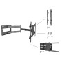 Multibrackets 6539 Supporto TV a parete 190,5 cm (75") Nero (MB6539)