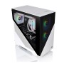 Thermaltake Divider 170 TG Micro Tower Nero, Bianco (CA-1S4-00S6WN-00)