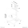 Neomounts by Newstar Mobiletto portatile per TV (PLASMA-M1800E)