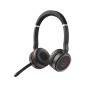 Jabra Evolve 75 Auricolare Con cavo e senza cavo A Padiglione Musica e Chiamate Bluetooth Nero (7599-842-109)