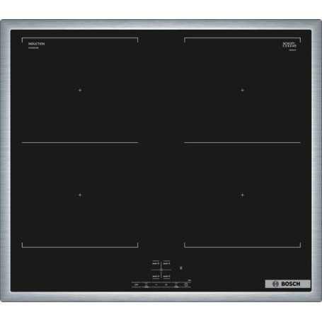 Bosch HEB578BB4 + NVQ645CB6E set di elettrodomestici da cucina Piano cottura a induzione Forno elettrico (HND677LS67)