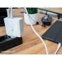 Alcasa PCA-W006W Caricabatterie per dispositivi mobili Universale Bianco AC Ricarica rapida Interno