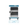 Alcasa PCT21-AC32 portable device management cart& cabinet Carrello per la gestione dei dispositivi portatili Blu, Bianco