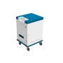 Alcasa PCT21-AC32 portable device management cart& cabinet Carrello per la gestione dei dispositivi portatili Blu, Bianco