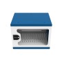 Alcasa PCT21-AC16 portable device management cart& cabinet Carrello per la gestione dei dispositivi portatili Blu, Bianco