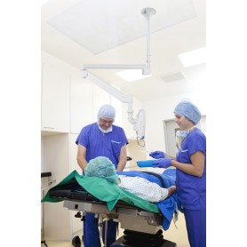 Neomounts FPMA-HAC100HC Supporto monitor a soffitto tipo medicale 10-32" - alt. 0-170 cm - molla a gas
