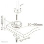 Neomounts by Newstar Piastra di montaggio per boccola (FPMA-D9GROMMET)