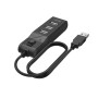 Hama 00200118 hub di interfaccia USB 2.0 480 Mbit/s Nero