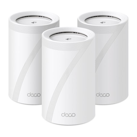 TP-Link Deco BE65 Tri-band (2,4 GHz/5 GHz/6 GHz) Wi-Fi 7 (802.11be) Bianco 4 Interno (Deco BE65(3-pack))