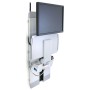 Ergotron StyleView Vertical Lift, Patient Room 61 cm (24") Bianco (60-609-216)