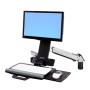 Ergotron StyleView Sit-Stand Combo System 61 cm (24") Alluminio (45-271-026)
