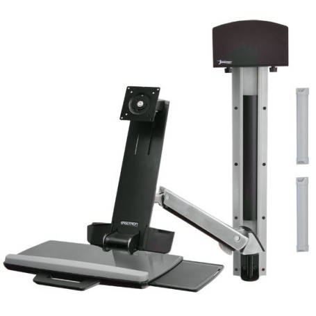 Ergotron StyleView Sit-Stand Combo System 61 cm (24") Alluminio (45-273-026)