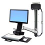 Ergotron StyleView Sit-Stand Combo System 61 cm (24") Alluminio (45-273-026)
