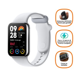 Xiaomi Smart Band 8 Pro AMOLED Braccialetto per rilevamento di attività 4,42 cm (1.74") Grigio chiaro (BHR8007GL)