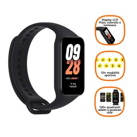 Xiaomi Smart Band 8 Active TFT Tracciatore di attività a clip/da polso 3,73 cm (1.47") Nero (BHR7422GL)