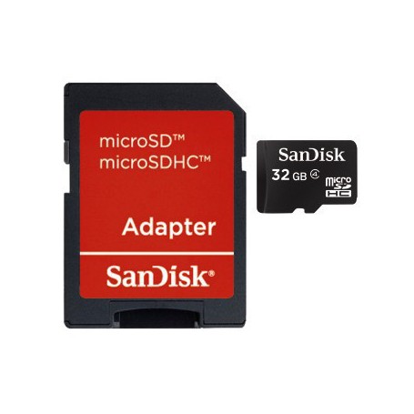 SanDisk microSDHC 32GB memoria flash Classe 4 (SDSDQB-032G-B35)