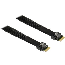 Inter-Tech SFF-8654 4i 0,7 m 24 Gbit/s Nero (88885671)