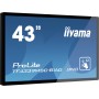 iiyama ProLite TF4339MSC-B1AG Monitor PC 109,2 cm (43") 1920 x 1080 Pixel Full HD LED Touch screen Multi utente Nero