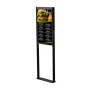 Peerless DS-OM55ND-FLOOR Supporto per display espositivi 139,7 cm (55") Nero (DS-OM55ND-FLOOR)