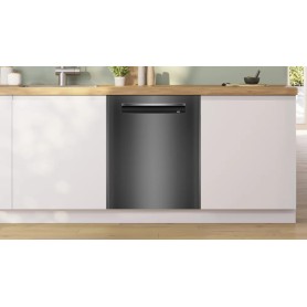 Bosch SMP4ECC72S Serie 4 Lavastoviglie da incasso sottopiano 14 coperti Acciaio nero spazzolato anti-impronta Classe A