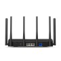 Mercusys MR47BE router wireless 2.5 Gigabit Ethernet Tri-band (2,4 GHz/5 GHz/6 GHz) Nero