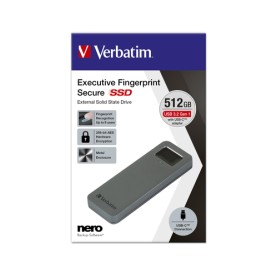 Verbatim 53656 unità esterna a stato solido 512 GB USB tipo-C 3.2 Gen 1 (3.1 Gen 1) Grigio