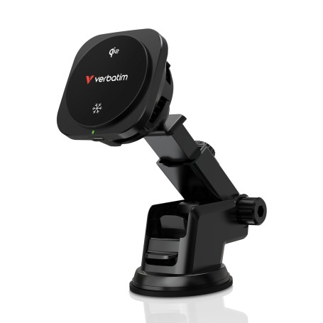Verbatim Charge 'n' Drive Qi2 Smartphone Nero USB Carica wireless Ricarica rapida Auto (31861)