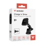 Verbatim Charge 'n' Drive Qi2 RGB Smartphone Nero USB Carica wireless Ricarica rapida Auto (31860)
