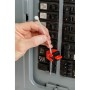 Brady 148699 dispositivo di lockout e tagout Nero, Rosso Nylon, Polipropilene (PP)