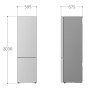 LG GBV7280BMB Frigorifero combinato, Classe B, 387L, Porte piatte, Door Cooling, Fresh Converter & Balancer, Acciaio
