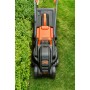 Black & Decker BEMW351-QS tagliaerba Tagliaerba a spinta Nero, Arancione