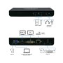 Origin Storage OSDOCK-USB3 replicatore di porte e docking station per notebook USB 3.2 Gen 1 (3.1 Gen 1) Type-A Ne (OSDOCK-USB3)