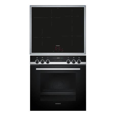 Siemens HE517BBS4 + EI645CFB6E set di elettrodomestici da cucina Piano cottura a induzione Forno elettrico (EQ522IB01)