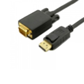 Praim 80EC00058 cavo e adattatore video 1,2 m VGA (D-Sub) DisplayPort Nero