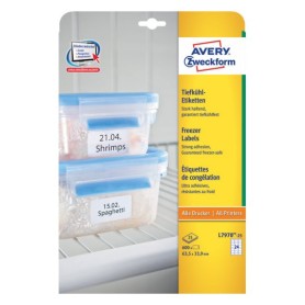 Avery L7970-25 etichetta autoadesiva Rettangolo con angoli arrotondati Bianco 600 pz (L7970-25)
