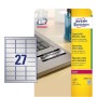 Avery L6011-20 etichetta autoadesiva Rettangolo con angoli arrotondati Permanente Argento 540 pz (L6011-20)