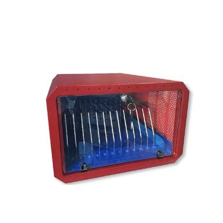 Smart Media BOX-TN12 portable device management cart& cabinet Armadio per la gestione dei dispositivi portatili Rosso (BOX-TN12)