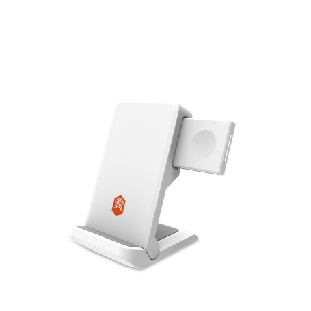 STM ChargeTree Go Cuffie, Smartphone, Orologio intelligente, Orologio Bianco USB Carica wireless Interno (STM-222-436KX-01)
